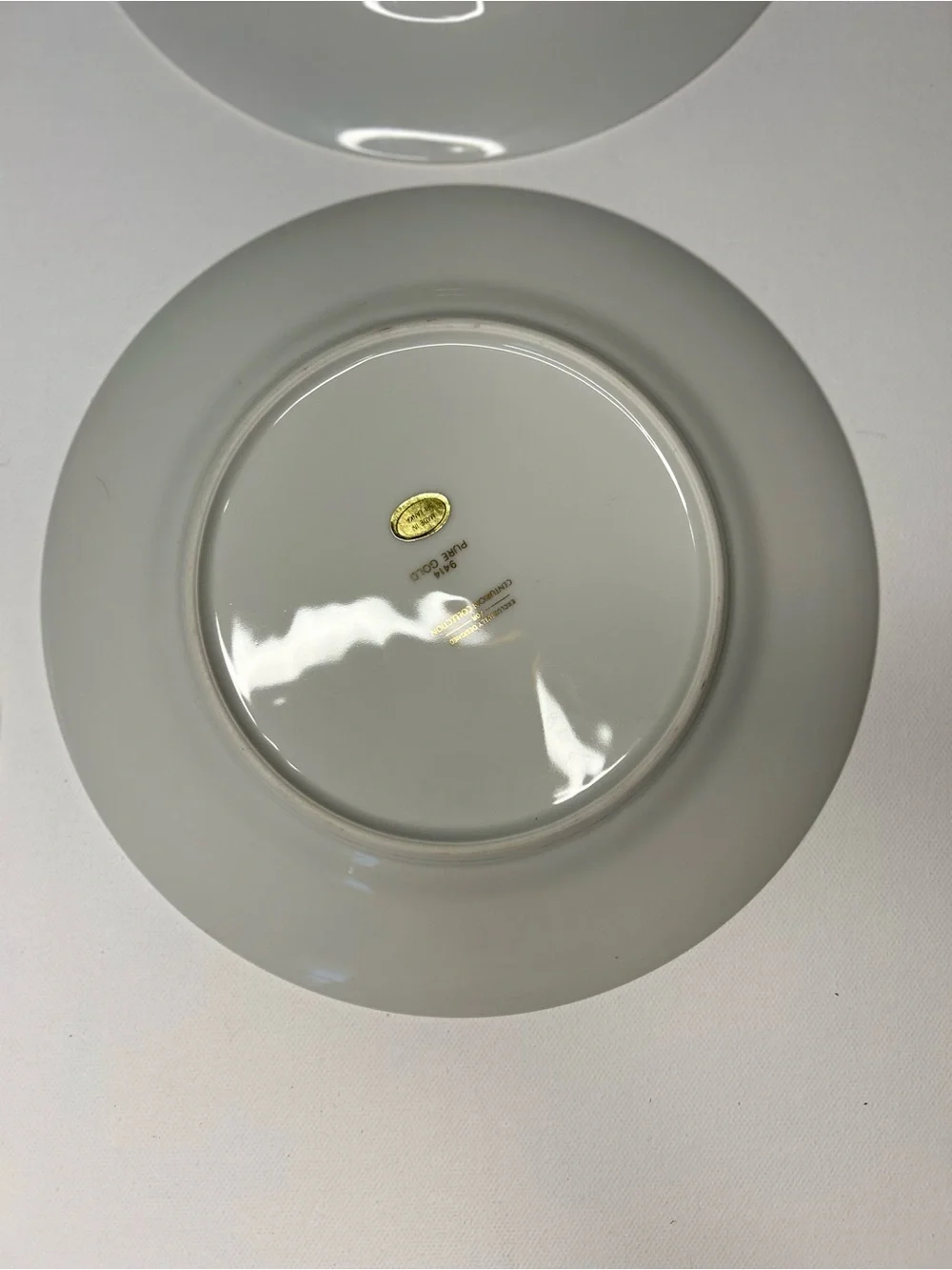 Vintage Centurion Collection 9414 Pure Gold Angel Salad Plates Set of 4 8.5